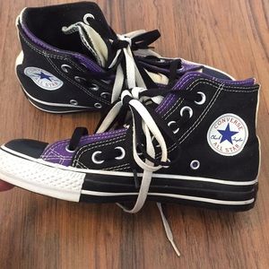 lacing double tongue converse